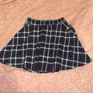 cotton on plaid skirt